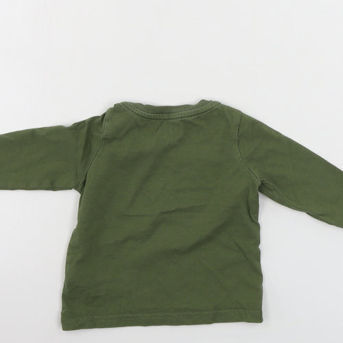 F&F  Boys Green   Basic T-Shirt Size 6-9 Months
