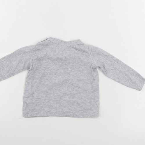 Lupilu  Boys Grey   Basic T-Shirt Size 9-12 Months