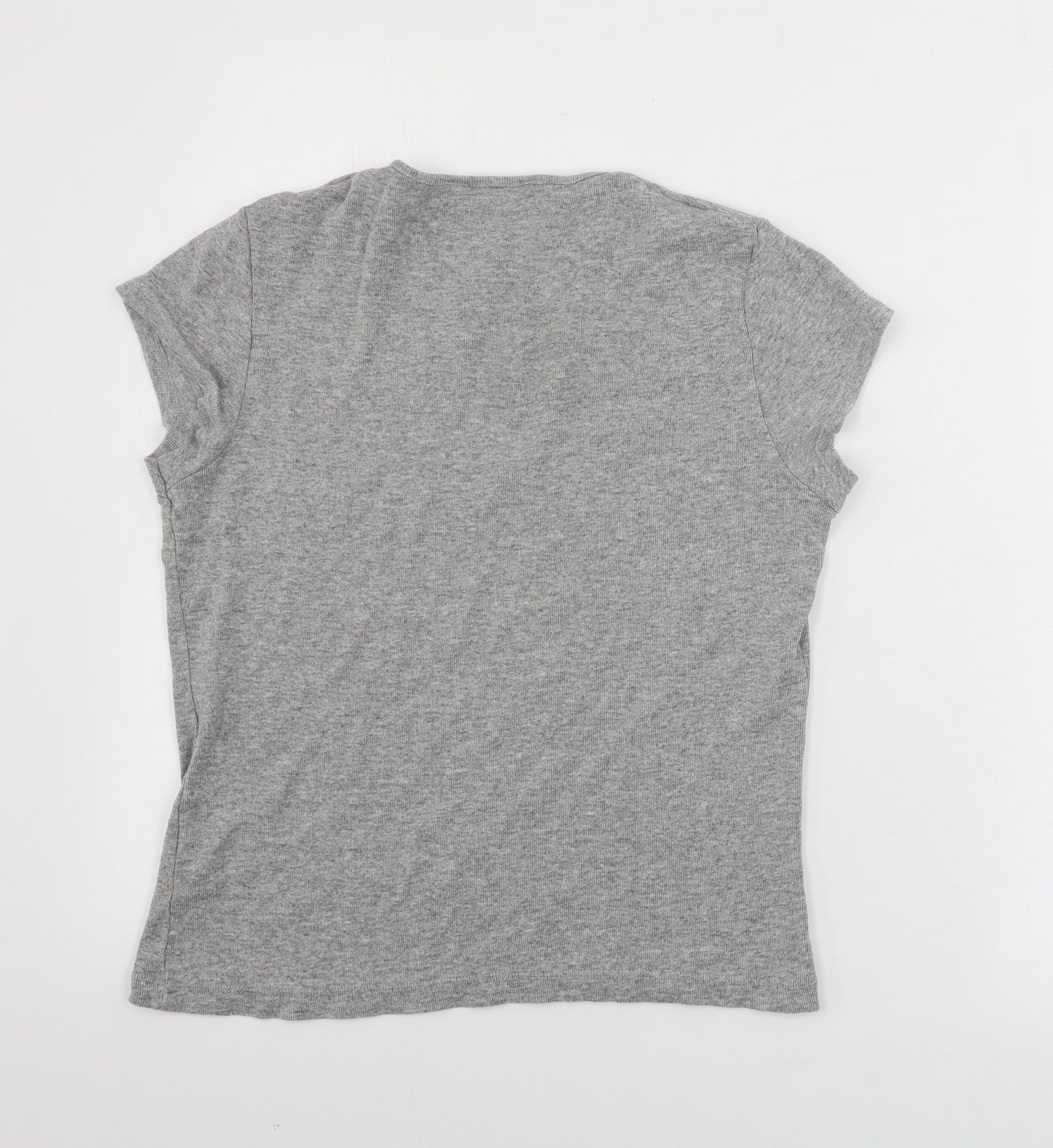 Dorothy Perkins  Womens Grey   Basic T-Shirt Size 12