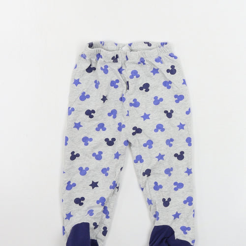 Disney  Boys Grey   Sweatpants Trousers Size 9-12 Months  - DISNEY