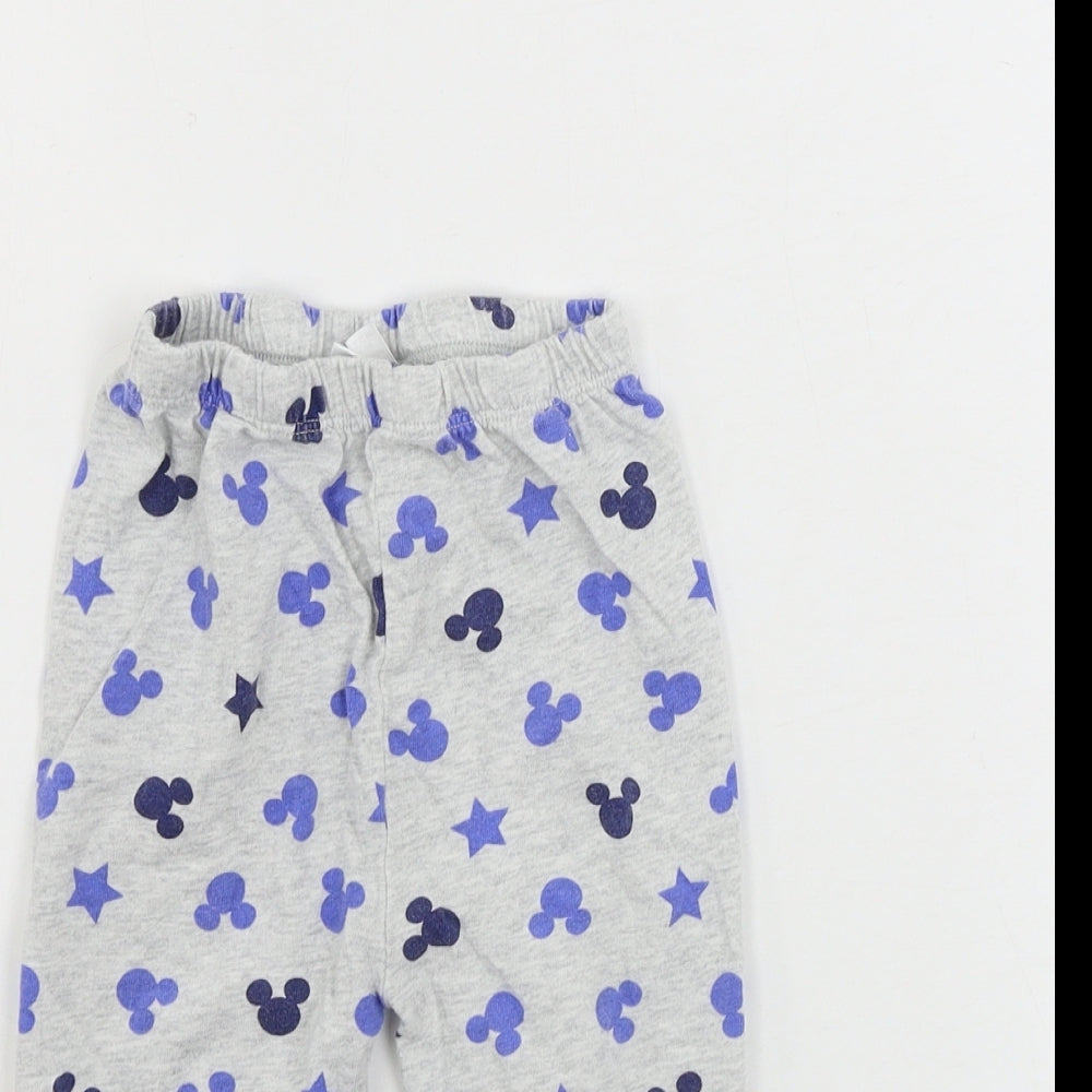 Disney  Boys Grey   Sweatpants Trousers Size 9-12 Months  - DISNEY
