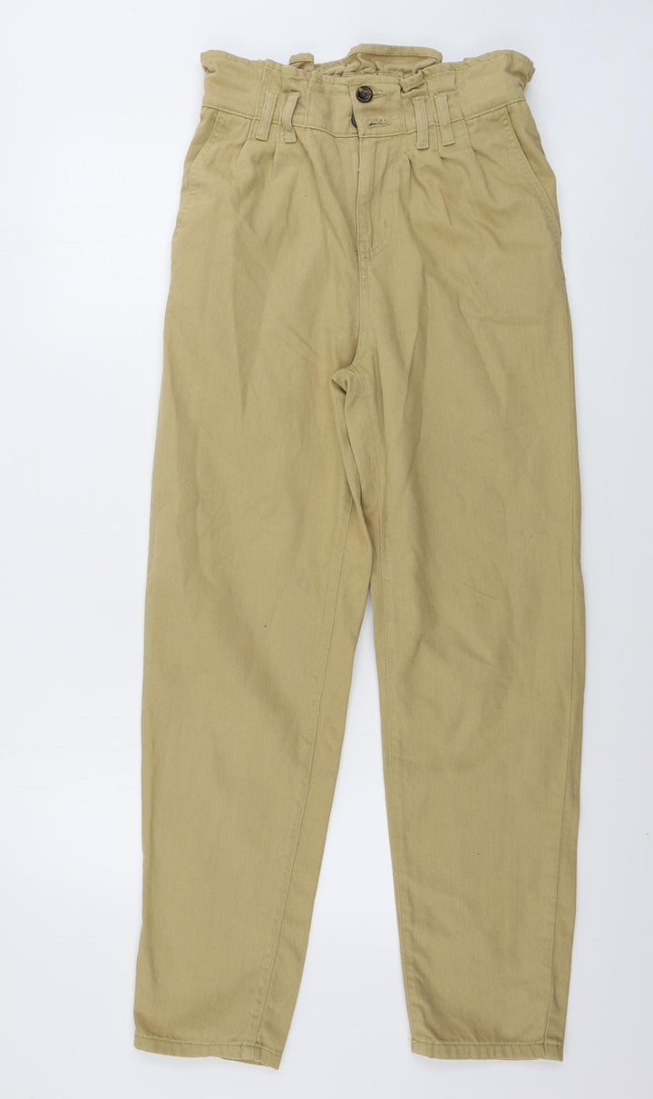 denim co Womens Beige Straight Jeans Size 8 L26 in