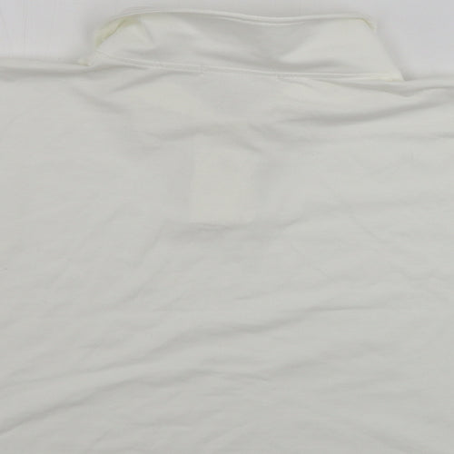 Rome Womens Ivory   Cropped T-Shirt Size S