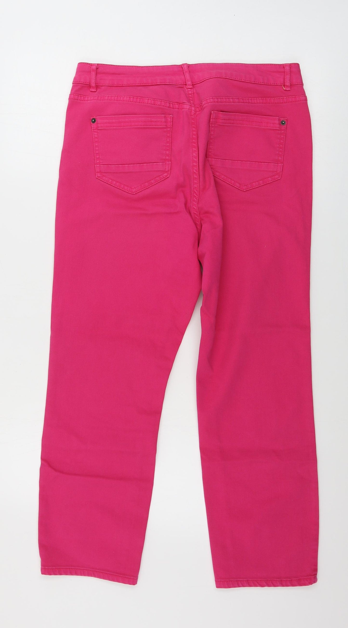 White Stuff Womens Pink   Skinny Jeans Size 12 L23 in