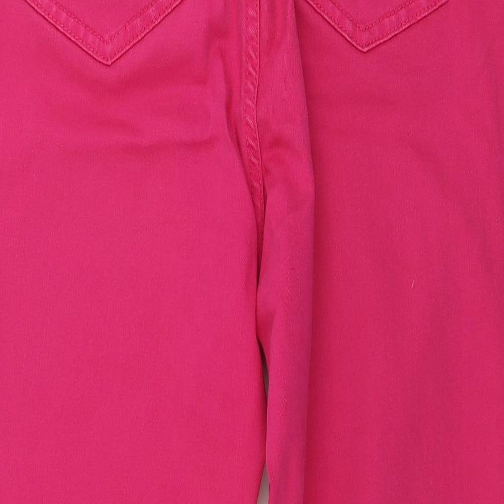 White Stuff Womens Pink   Skinny Jeans Size 12 L23 in