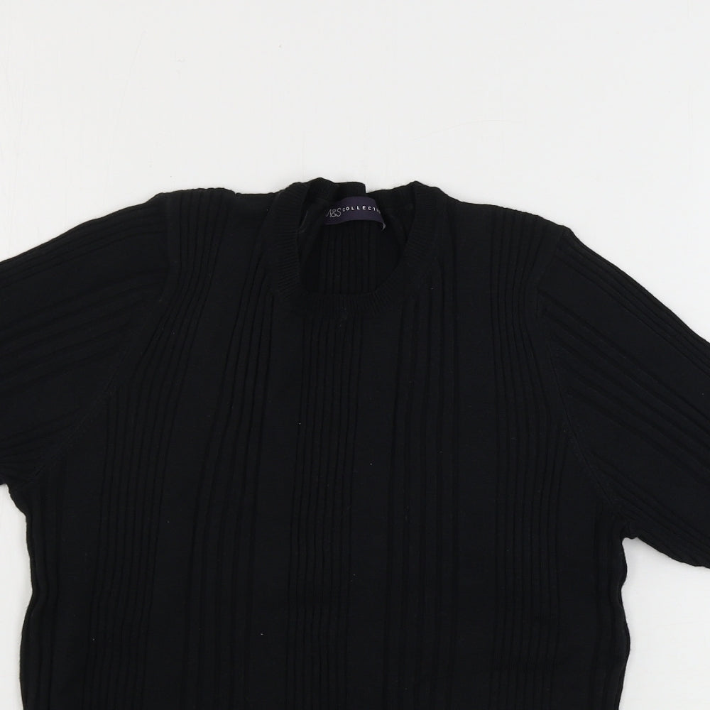Marks and Spencer  Womens Black   Pullover Jumper Size 14