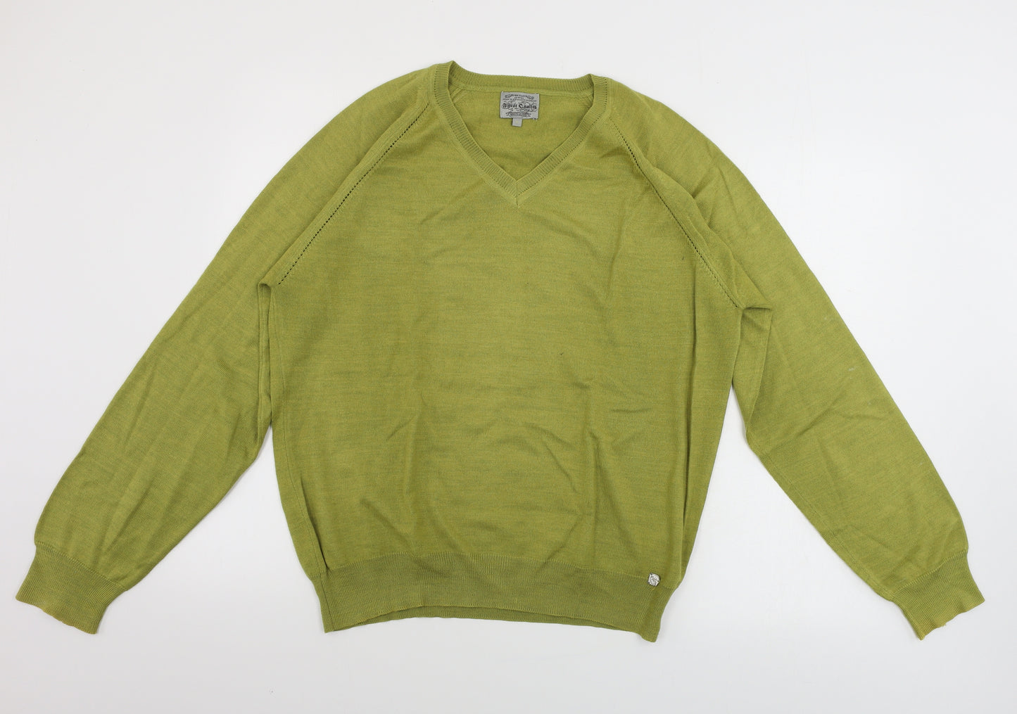 River Island  Mens Green   Pullover Jumper Size L