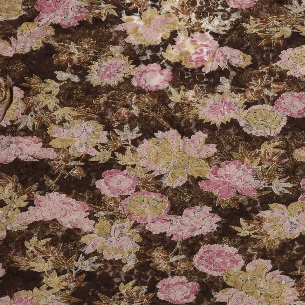 Per Una  Womens Brown Floral  Basic T-Shirt Size 18