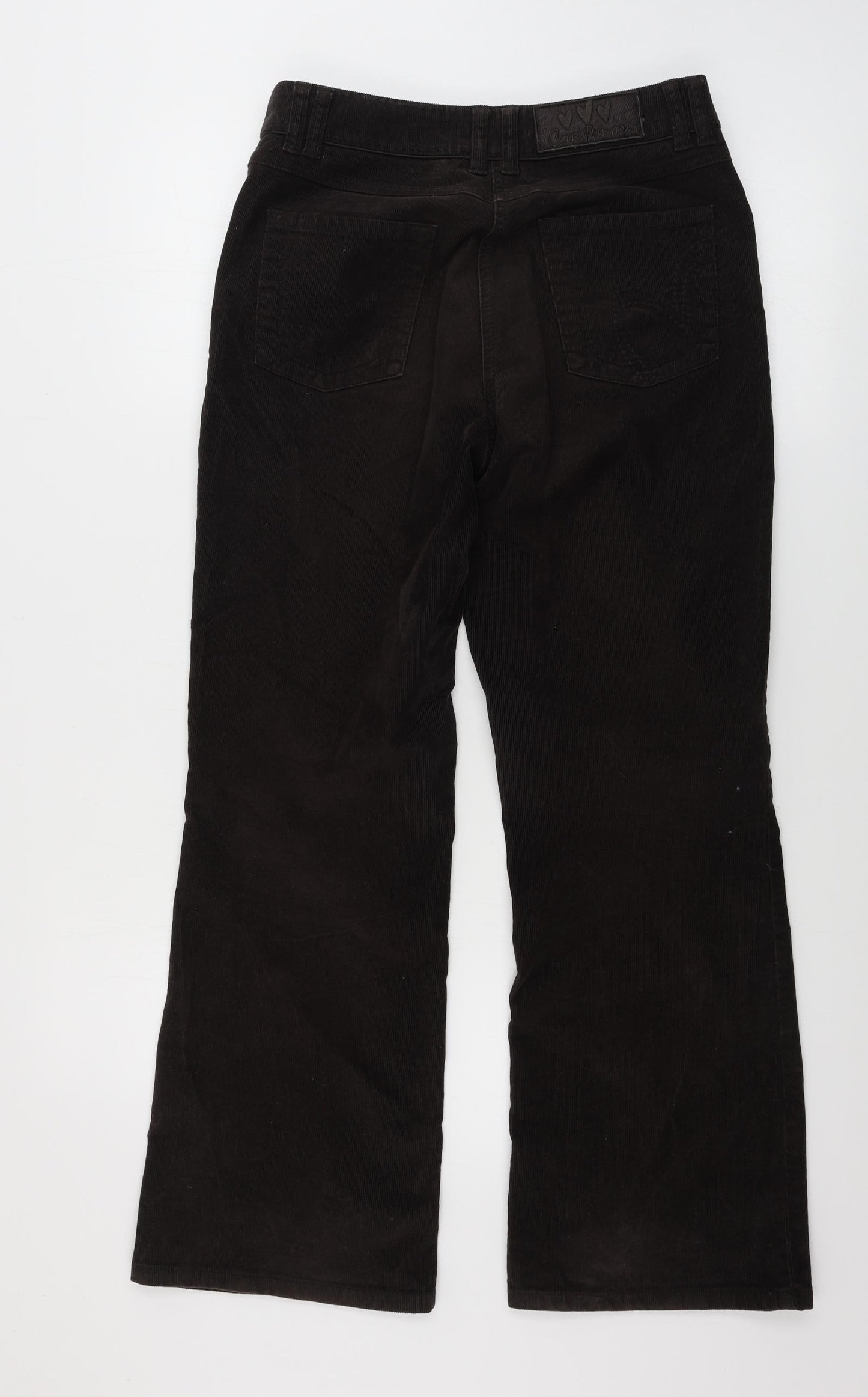 Per Una  Womens Brown  Corduroy Straight Jeans Size 8 L26 in