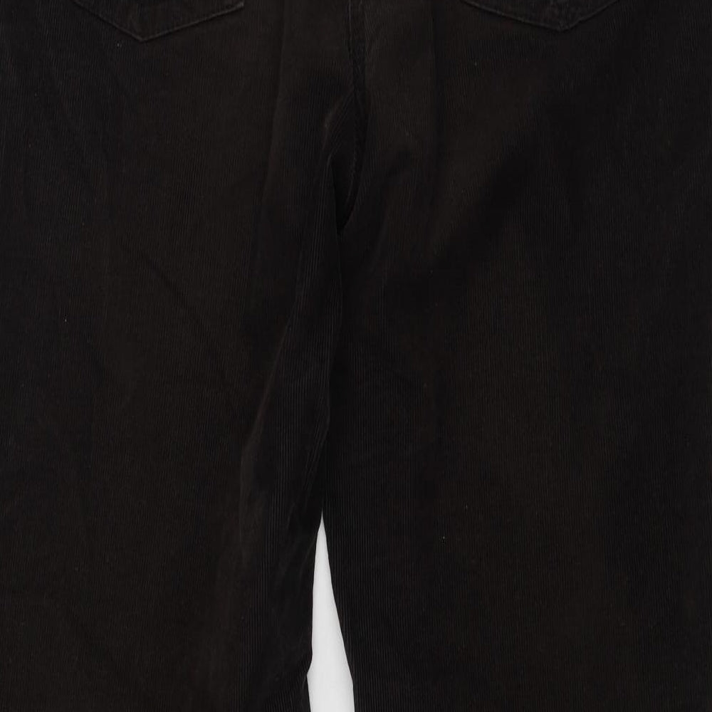 Per Una  Womens Brown  Corduroy Straight Jeans Size 8 L26 in