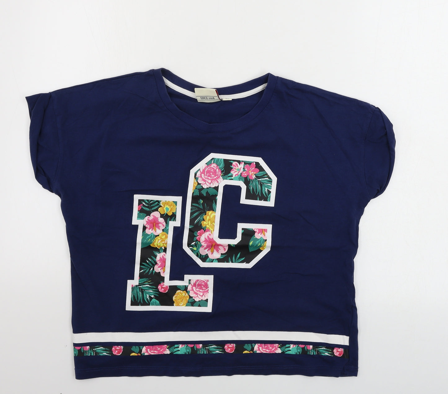 Lee Cooper  Womens Blue   Basic T-Shirt Size 12