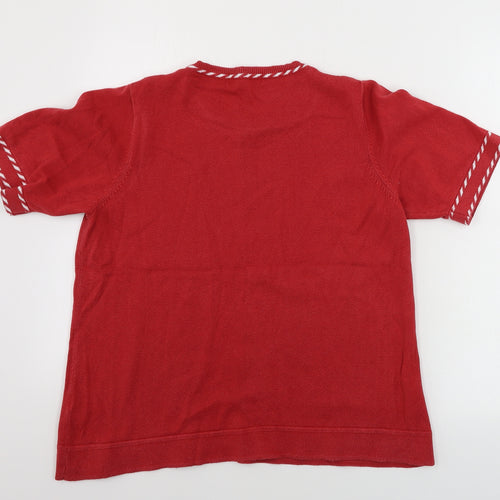 Bonmarché  Womens Red   Pullover Jumper Size M