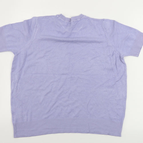 Marks and Spencer  Womens Purple   Pullover Jumper Size 14