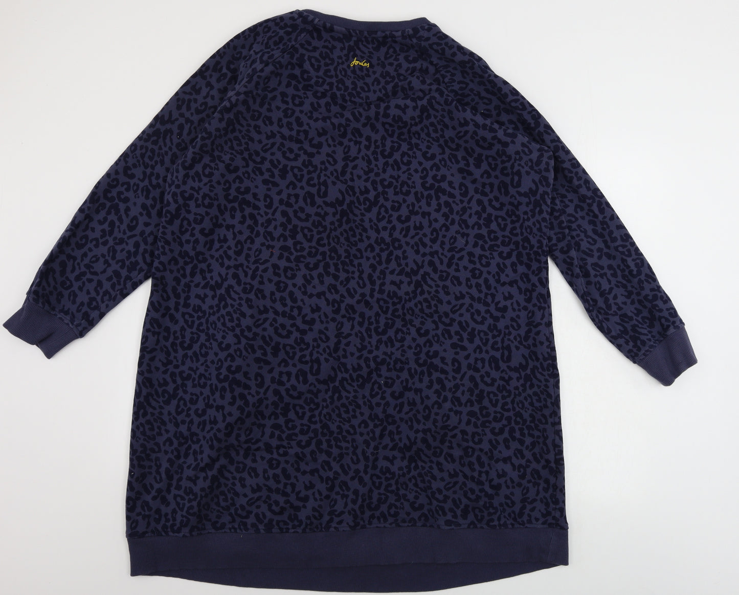Joules Womens Blue Animal Print  Jumper Dress  Size 20