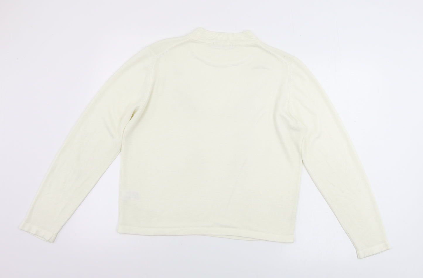 Marks and Spencer  Womens Ivory   Pullover Jumper Size 14
