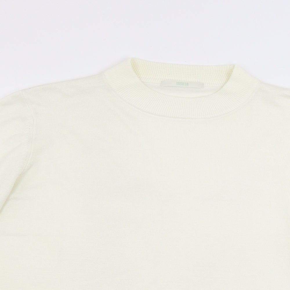 Marks and Spencer  Womens Ivory   Pullover Jumper Size 14