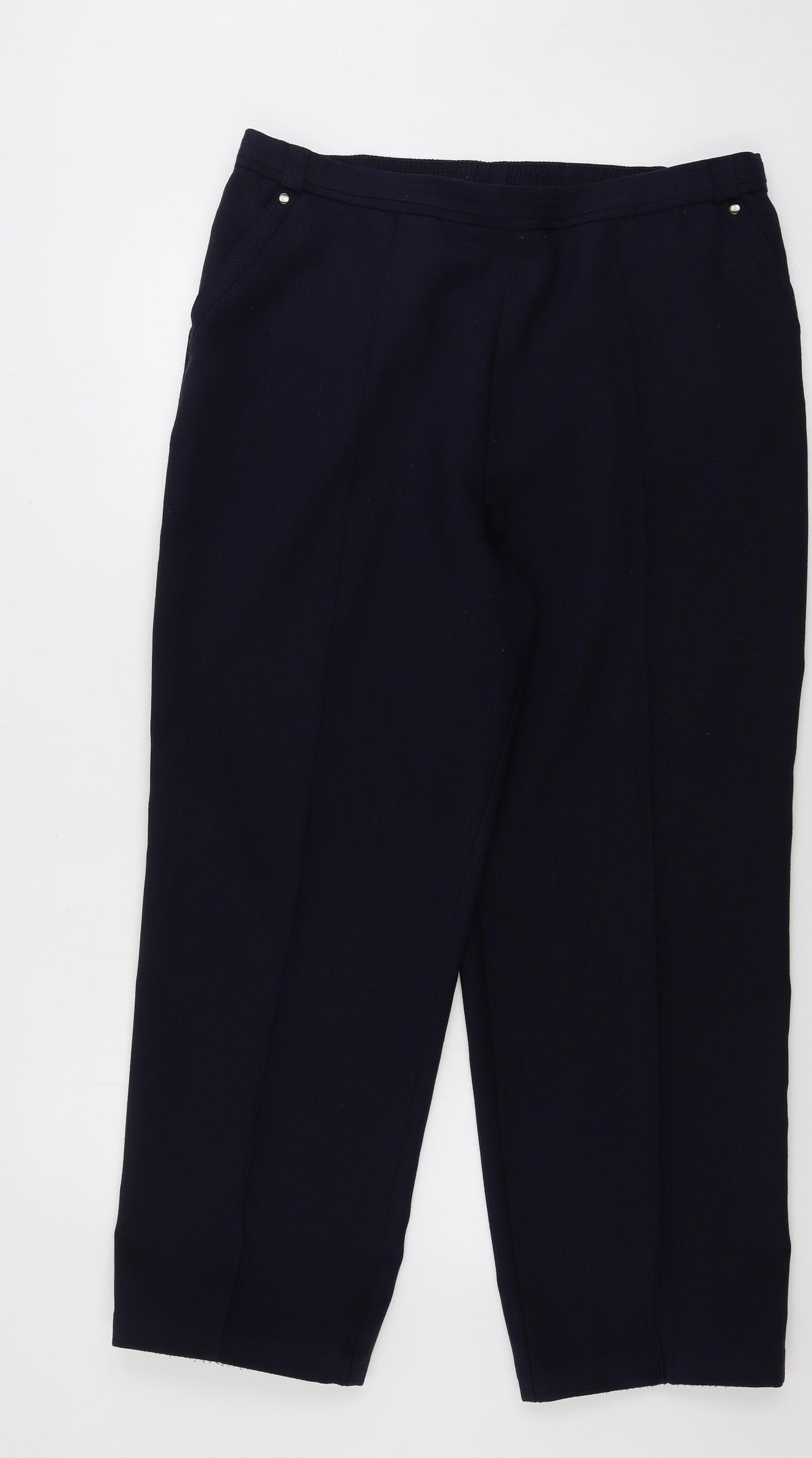 Marks and Spencer  Womens Blue   Trousers  Size 16 L24 in