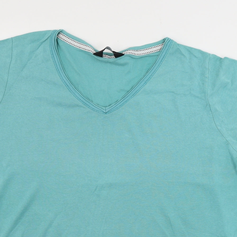 Yours Womens Green   Basic T-Shirt Size 22