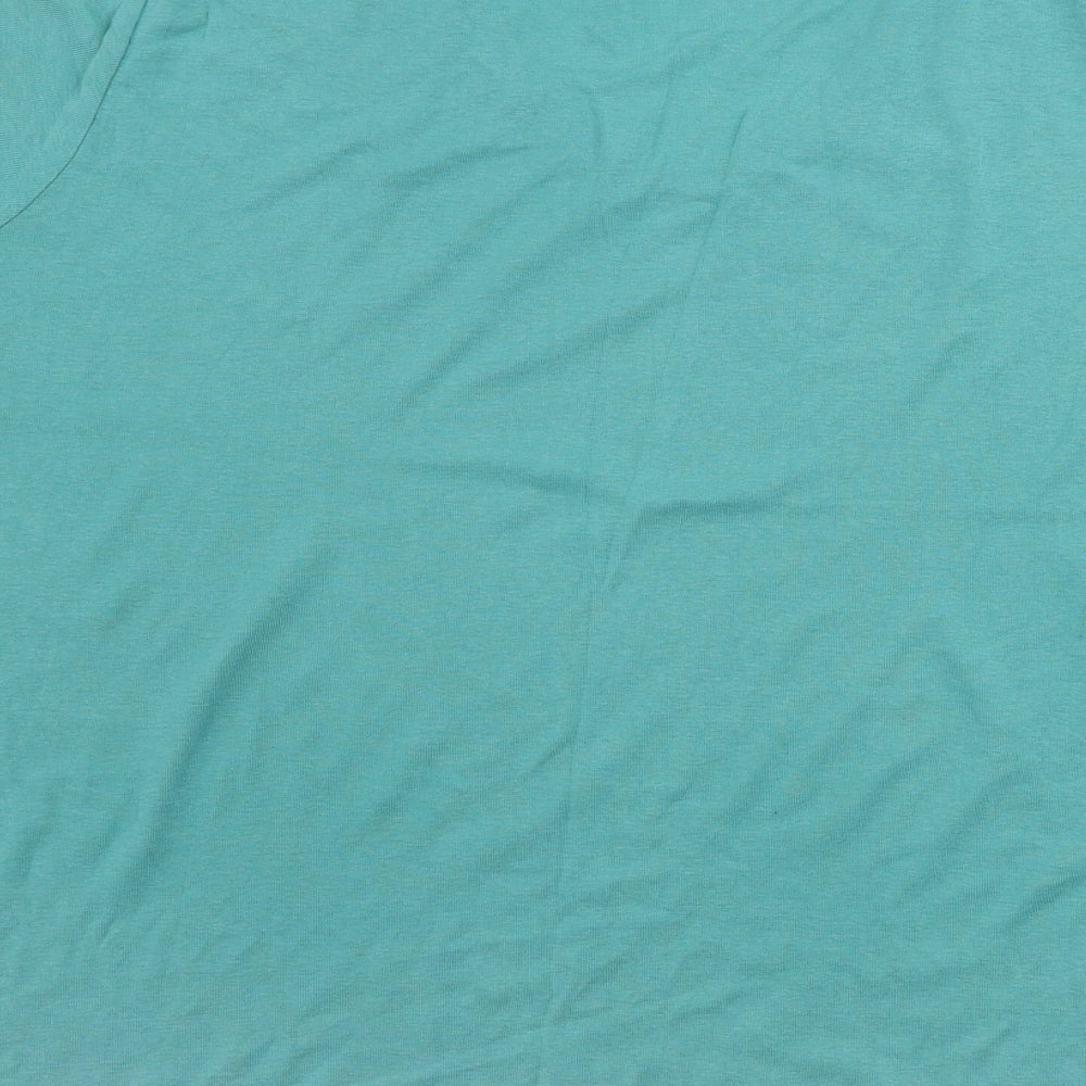Yours Womens Green   Basic T-Shirt Size 22