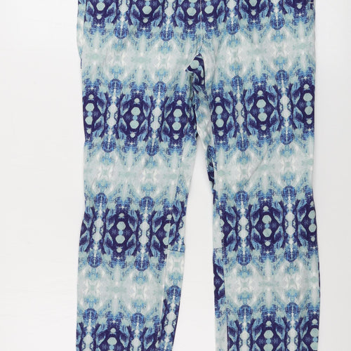H&M  Womens Blue   Trousers  Size 8 L24 in