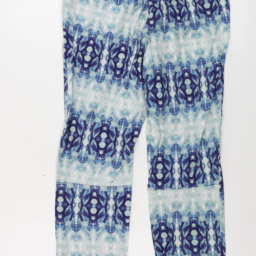 H&M  Womens Blue   Trousers  Size 8 L24 in