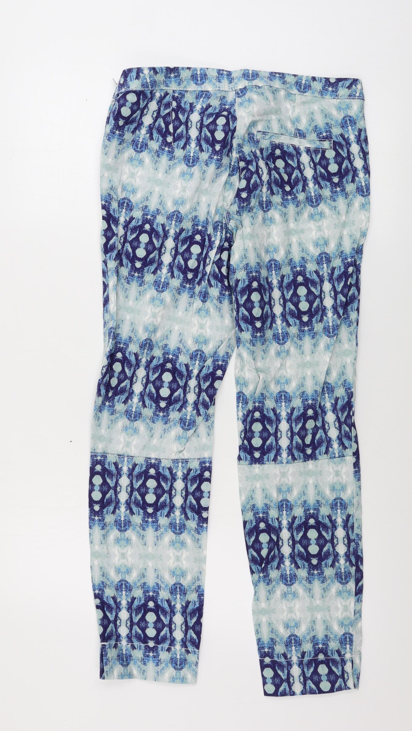 H&M  Womens Blue   Trousers  Size 8 L24 in