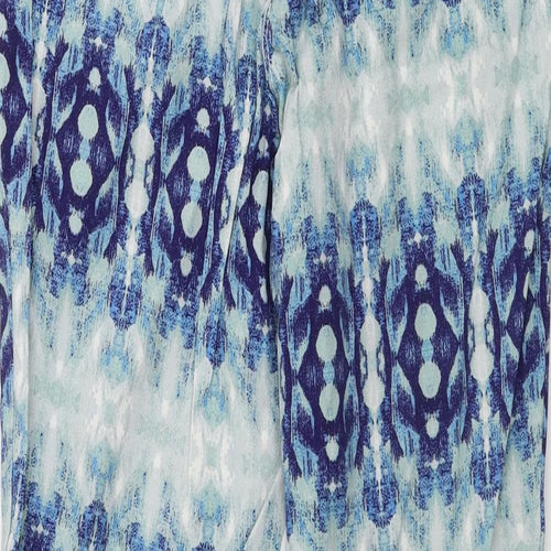 H&M  Womens Blue   Trousers  Size 8 L24 in