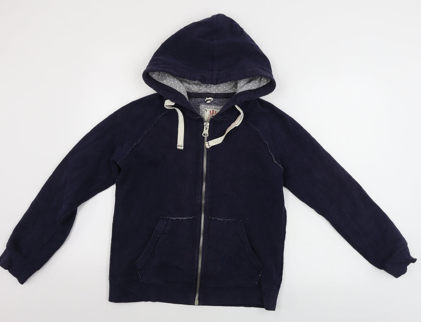 White Stuff Womens Blue   Full Zip Hoodie Size 10