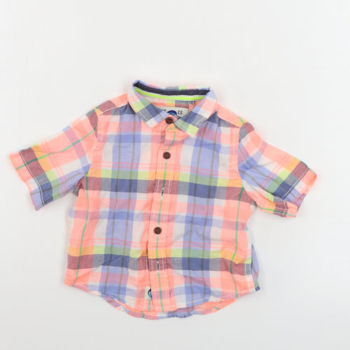 NEXT   White Check  Basic Button-Up Size 3-6 Months