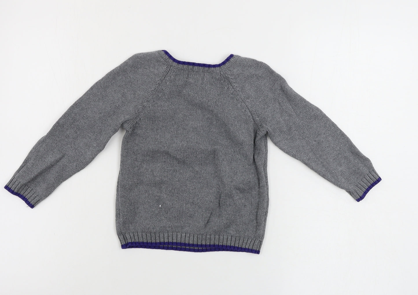 Sami & Jo Boys Grey   Pullover Jumper Size 2 Years