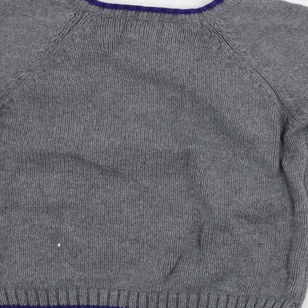 Sami & Jo Boys Grey   Pullover Jumper Size 2 Years