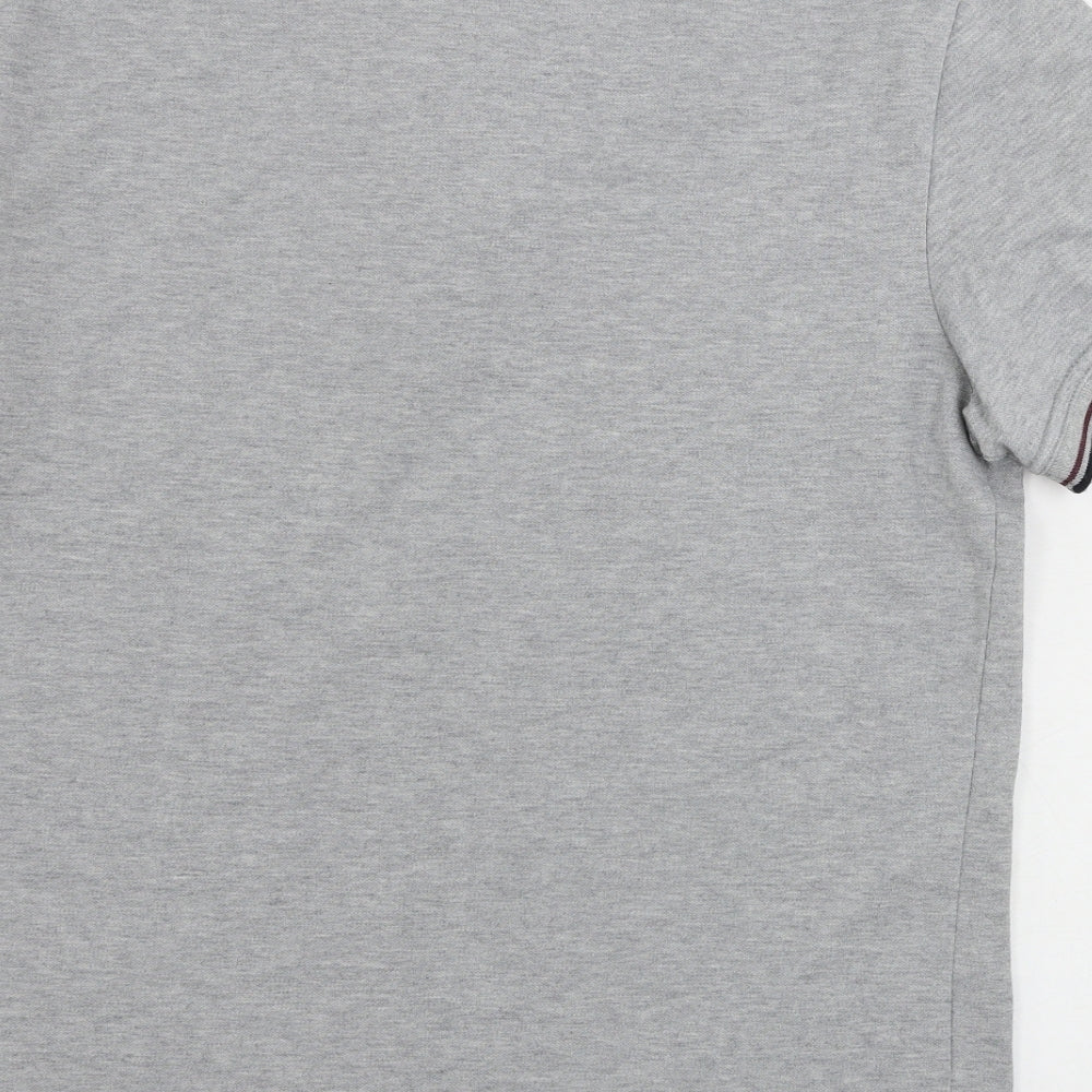 Firetrap Mens Grey    Polo Size L