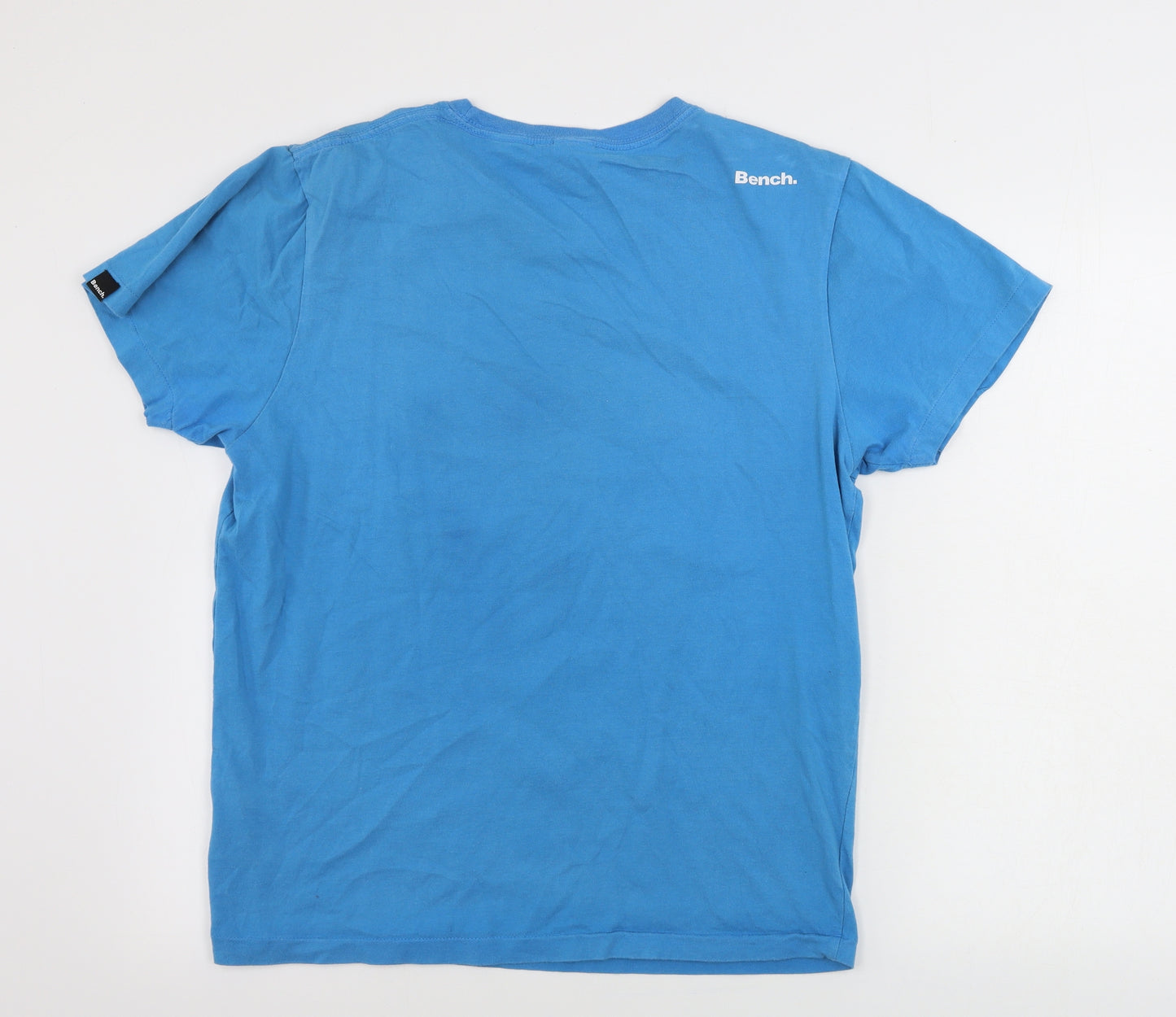Bench Mens Blue    T-Shirt Size L