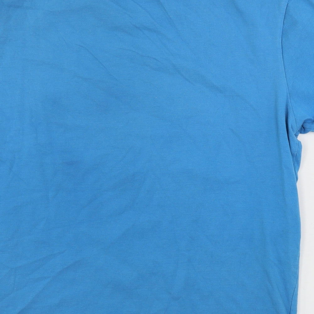Bench Mens Blue    T-Shirt Size L