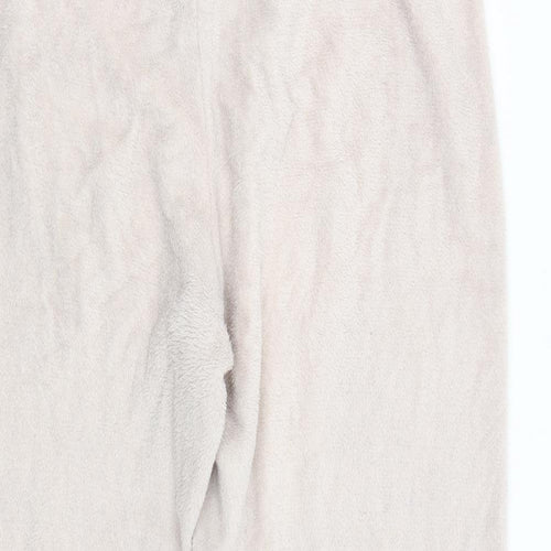 Primark Womens Pink Solid Fleece  Pyjama Pants Size 18