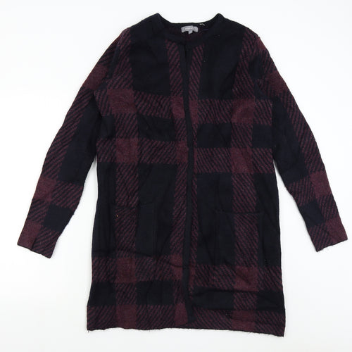 Principles Womens Multicoloured Check  Cardigan Jumper Size 14