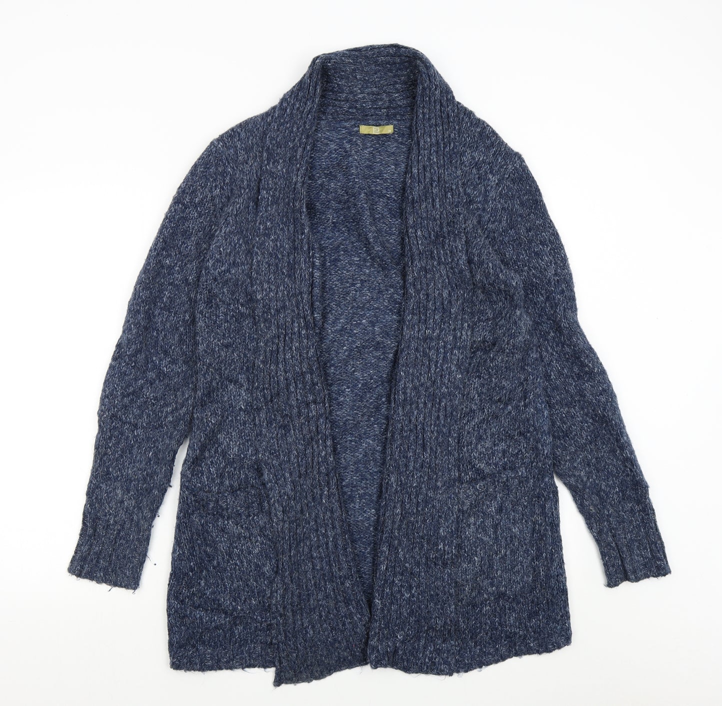 TU Womens Blue  Knit Cardigan Jumper Size 14
