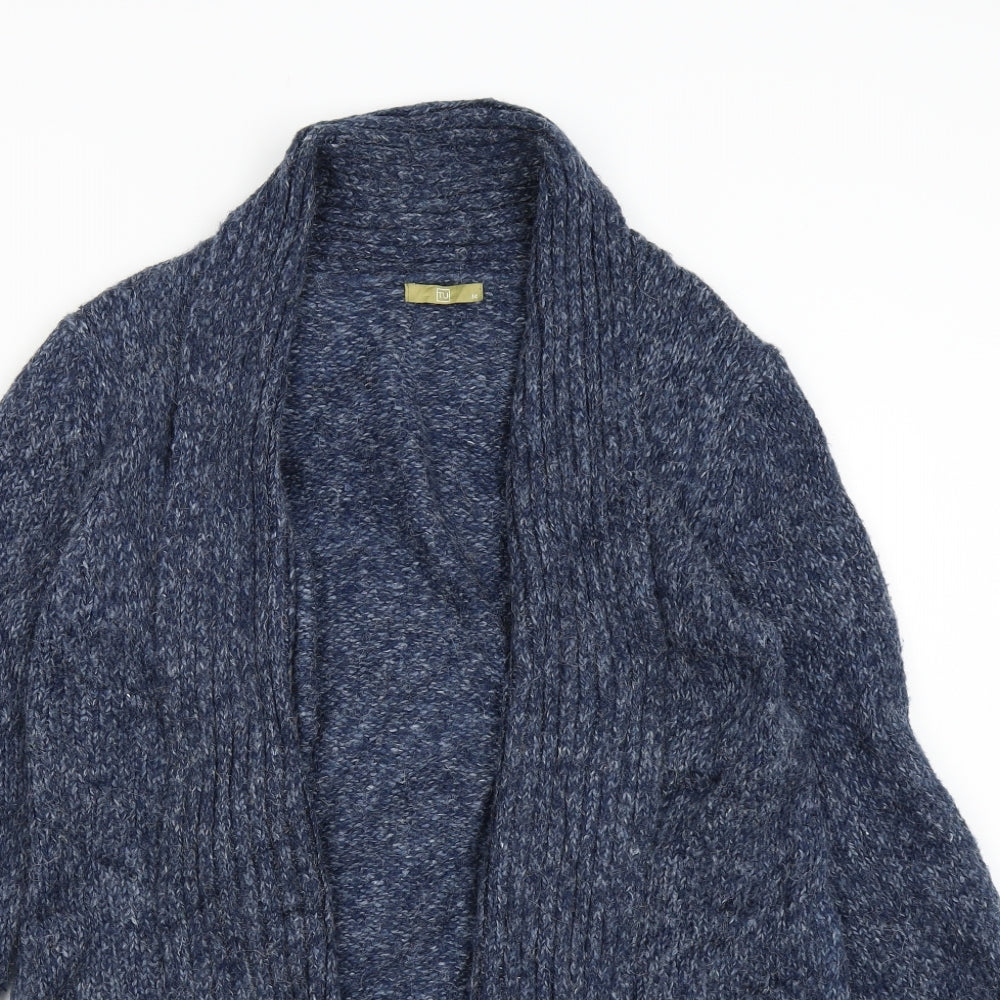 TU Womens Blue  Knit Cardigan Jumper Size 14