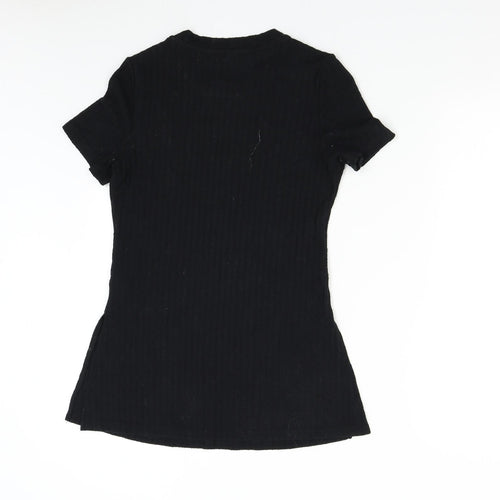 Michelle Keegan Womens Black   Basic T-Shirt Size S