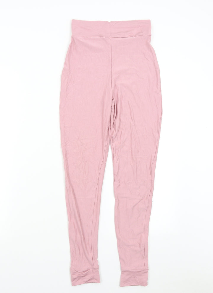 Verity Anne Womens Pink Jogger Leggings L27 in