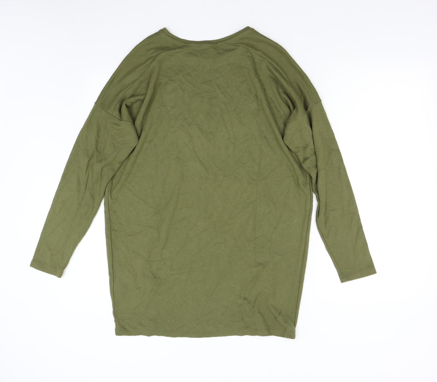 Topshop Womens Green   Pullover Sweatshirt Size 8