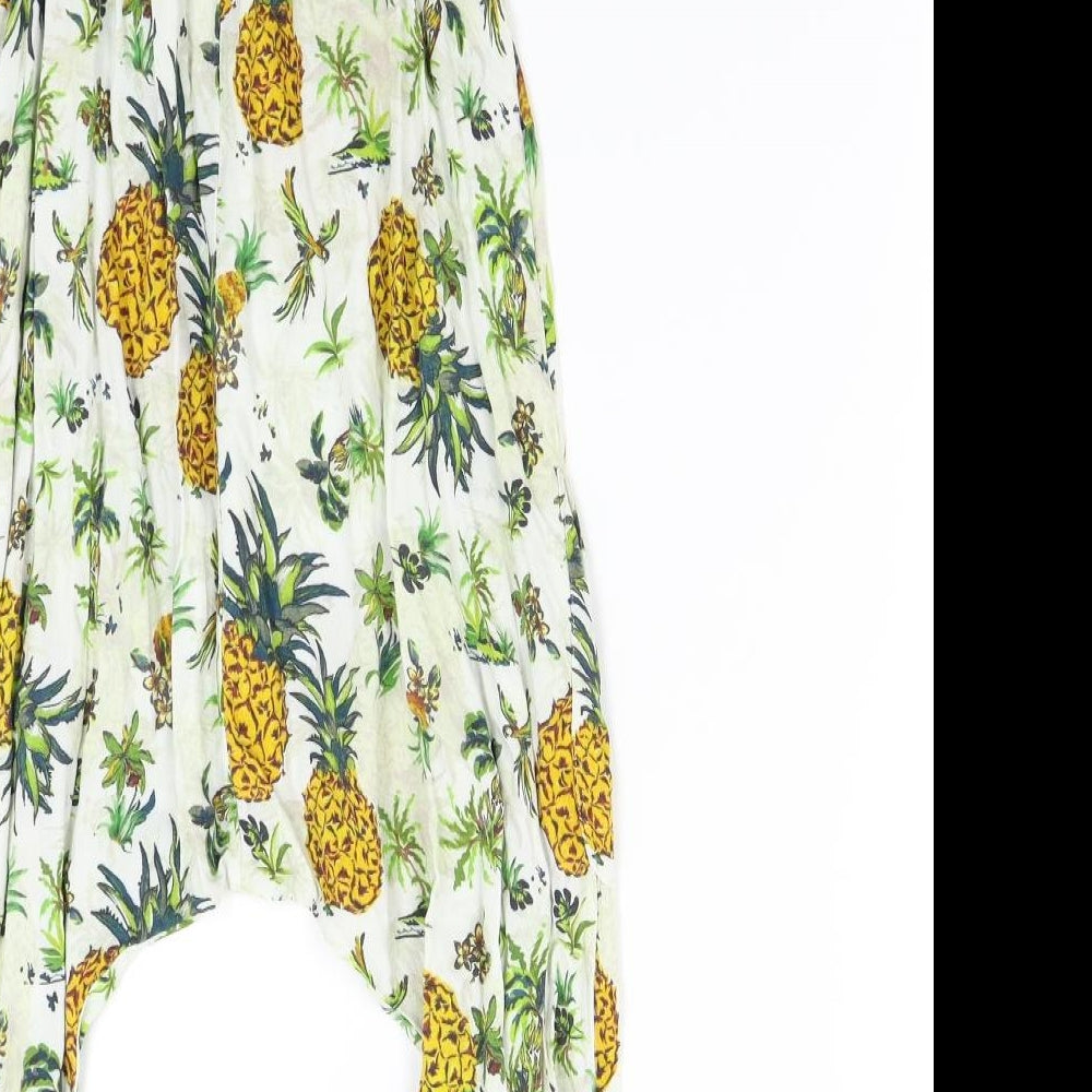 NEXT Girls Multicoloured Floral  Jumpsuit One-Piece Size 3-4 Years