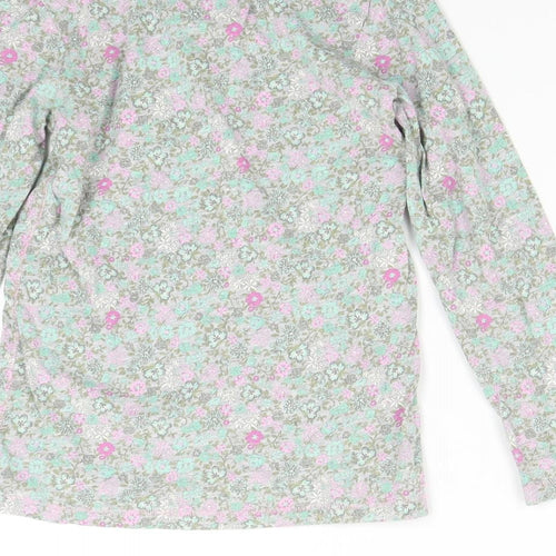 NEXT Girls Multicoloured Floral  Basic T-Shirt Size 8 Years