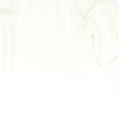 Zara Womens Ivory   Pullover Sweatshirt Size S