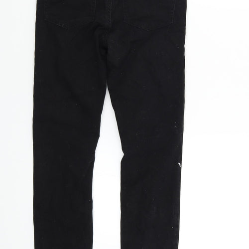 Primark Womens Black  Denim Skinny Jeans Size 8 L28 in