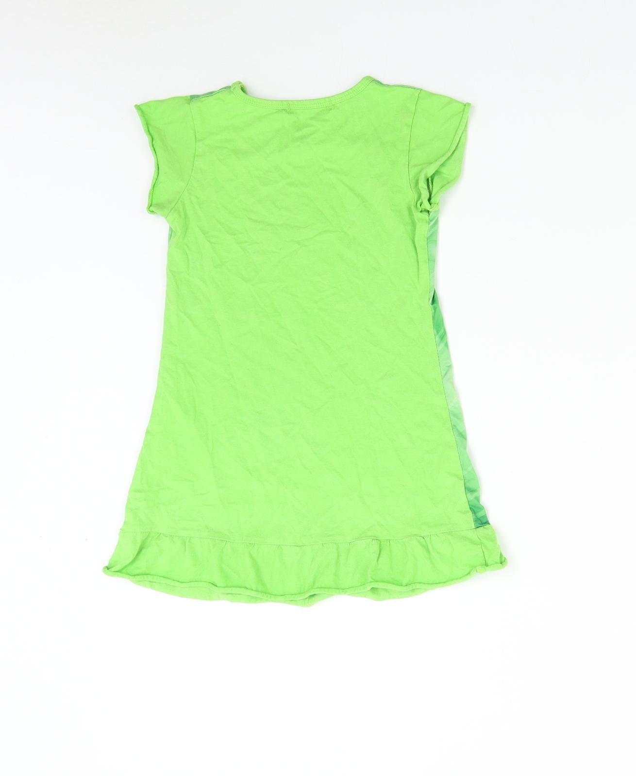 Little Baby Girls Green   Basic T-Shirt Size S  - Mermaid