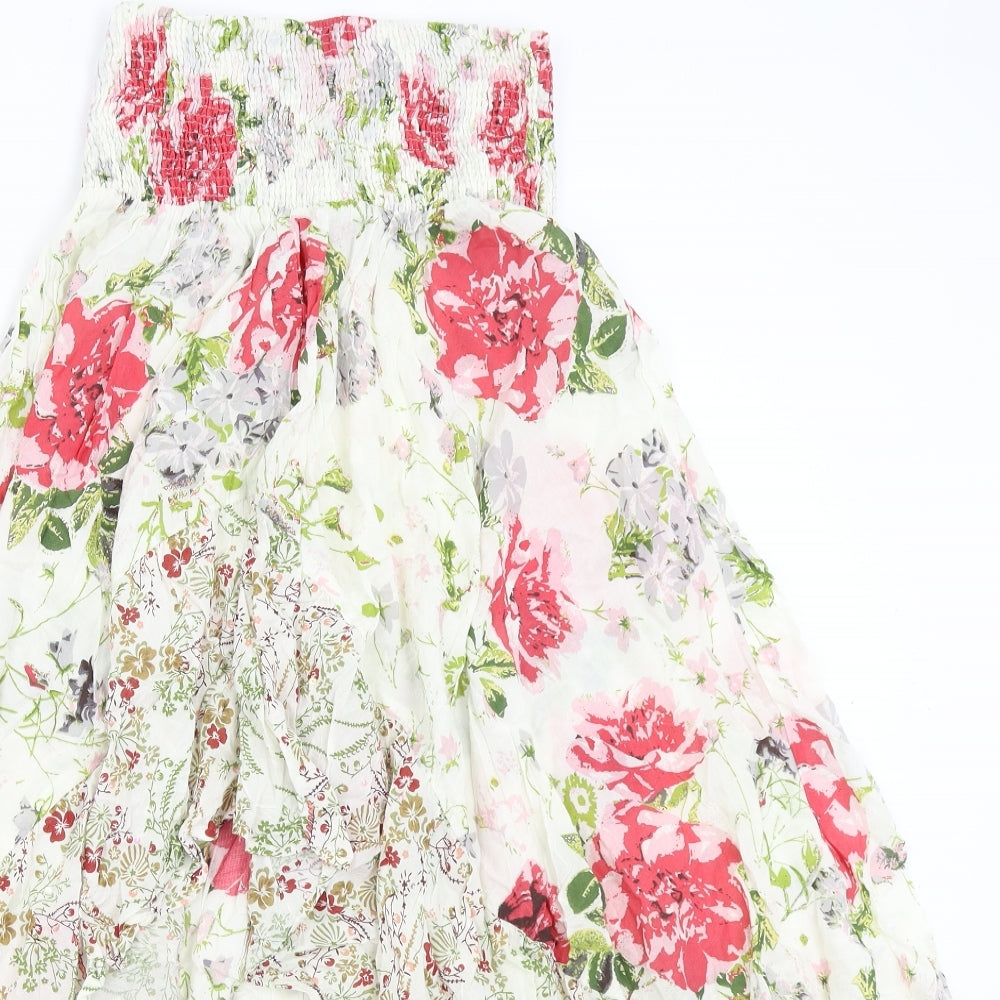 River Island Womens Multicoloured Floral  Maxi Skirt Size 10  - High Waist
