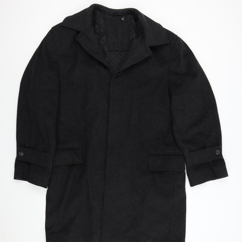 BHS Mens Grey   Overcoat Coat Size M