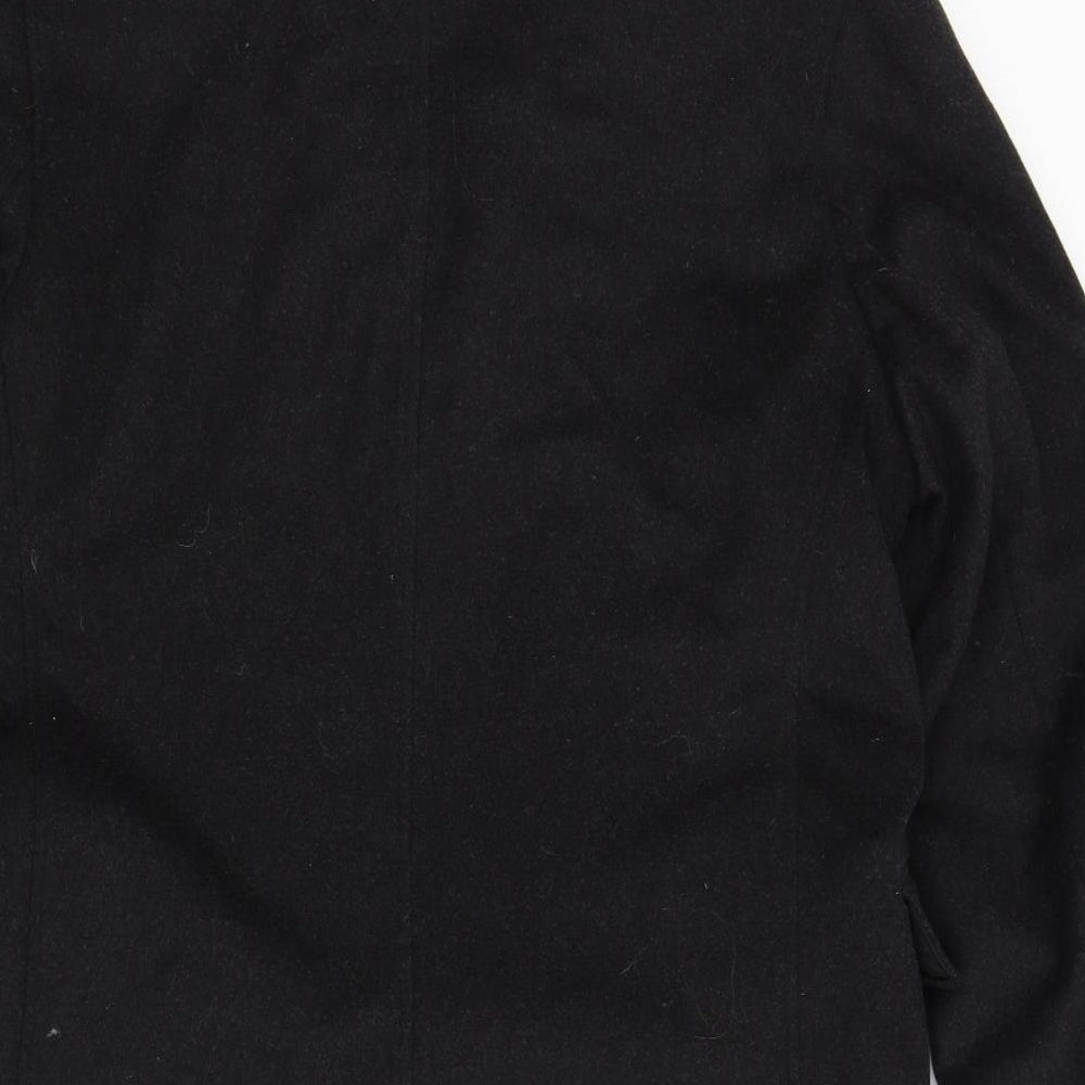 BHS Mens Grey   Overcoat Coat Size M