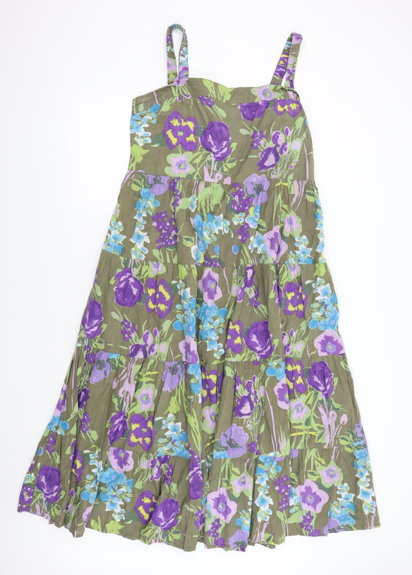Preworn Womens Multicoloured Floral  Maxi  Size L